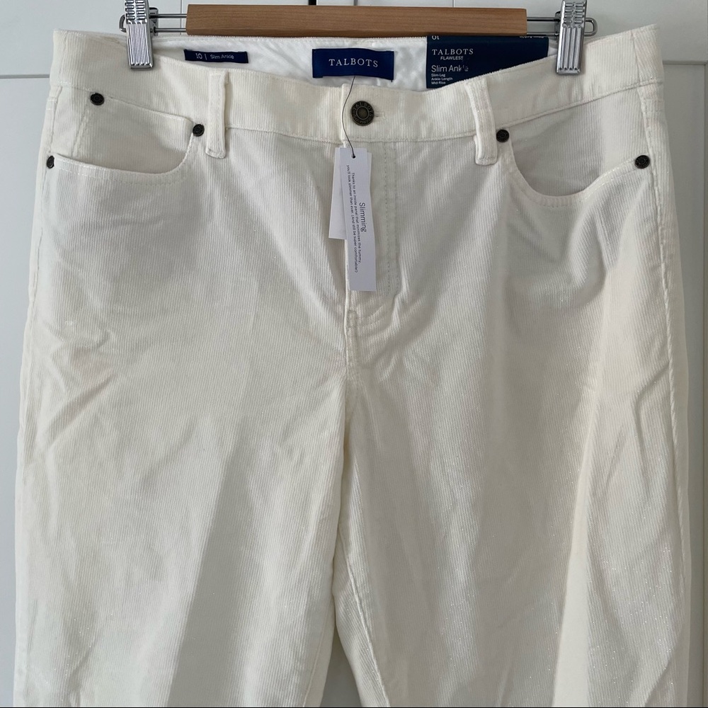 Talbots flawless slim ankle stretch jeans, skinny style and slimming